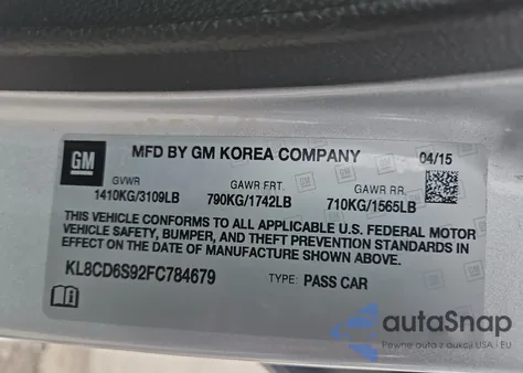 KL8CD6S92FC784679